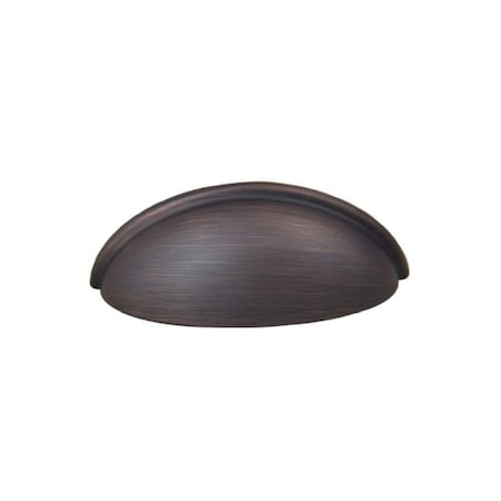Crown 3-1/2" Cup Cabinet Pull with 3" Center to Center Oil Rubbed Bronze Finish CHP8298110B